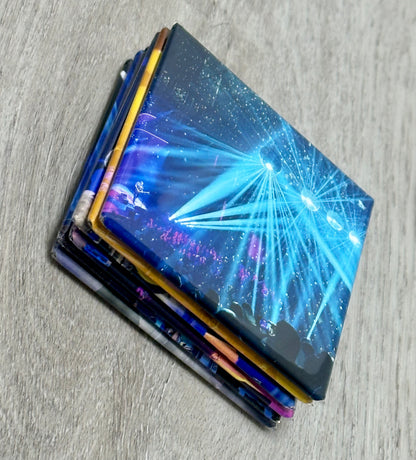 Set of 6 Custom Square Magnets