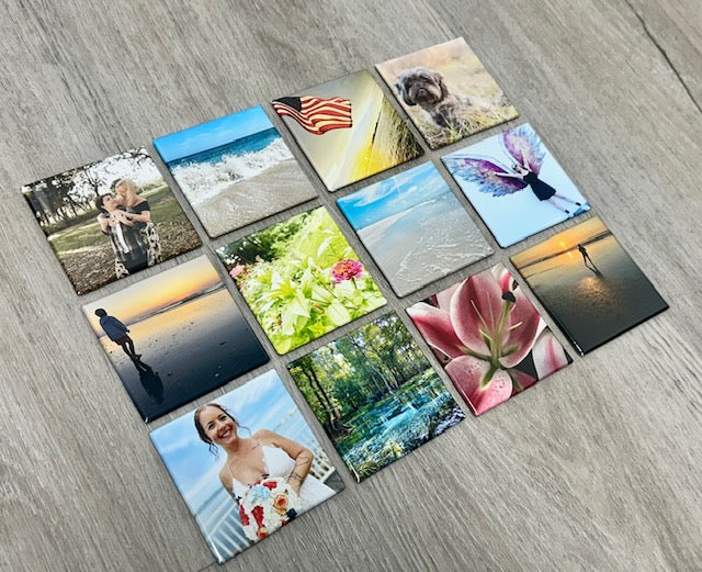 Set of 12 Custom Square Magnets